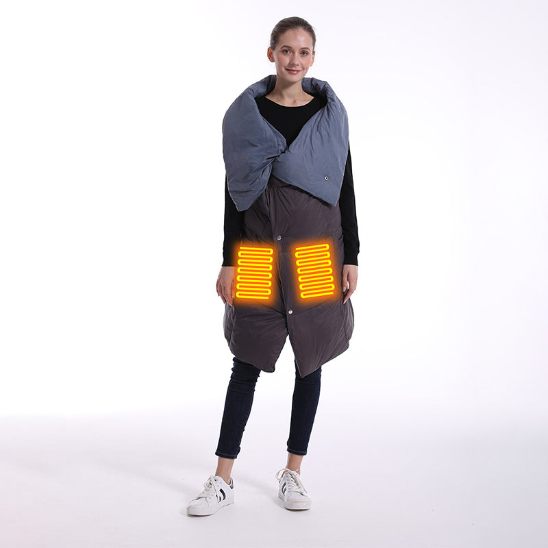 Multifunktionale Heizdecke Winter neue Heizweste Outdoor warme elektrische Schulterdecke
