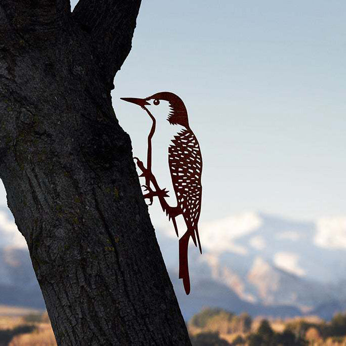 Sherem Metallvogel-Gartenskulptur
