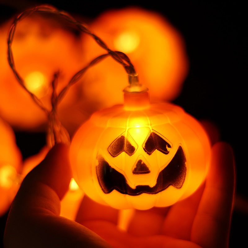 Guirlande lumineuse LED Halloween citrouille lumineuse