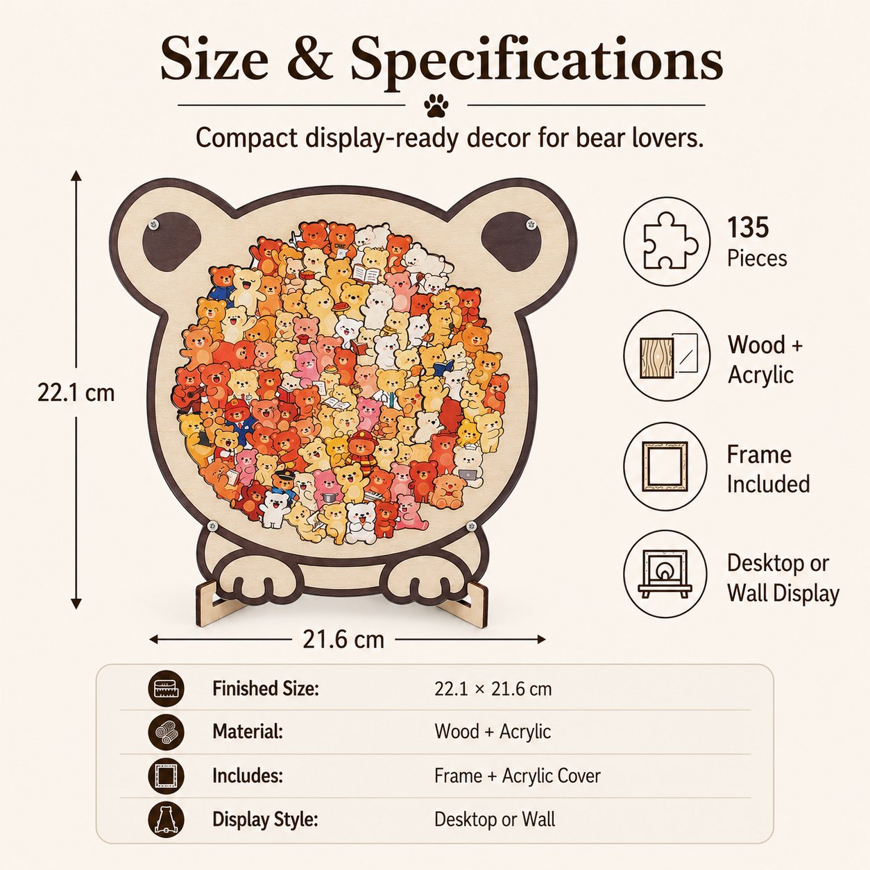 đ¶đ±Wooden Dog Jigsaw Puzzle