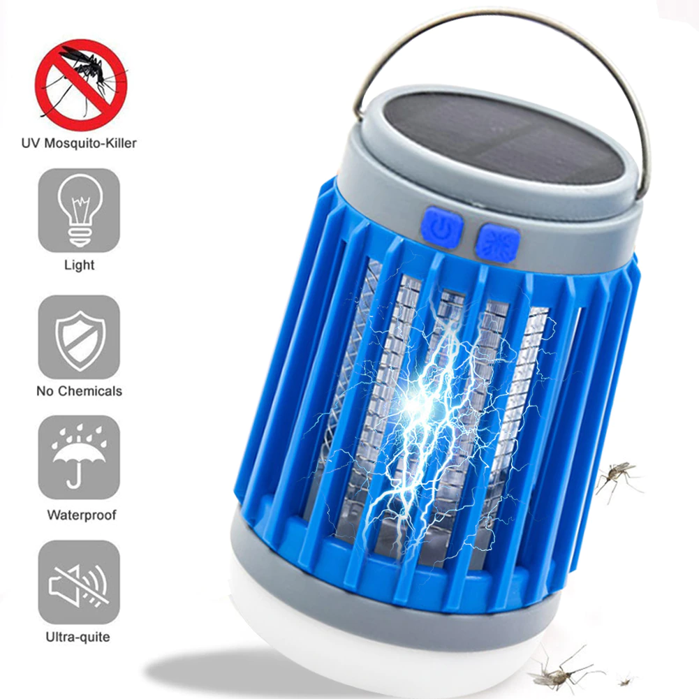 2-in-1 LED USB Solar Mückenlampe