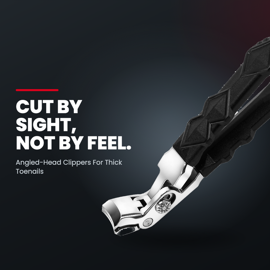 Viveala LockJaw Pro angled-head nail clippers - cut by sight, not by feel