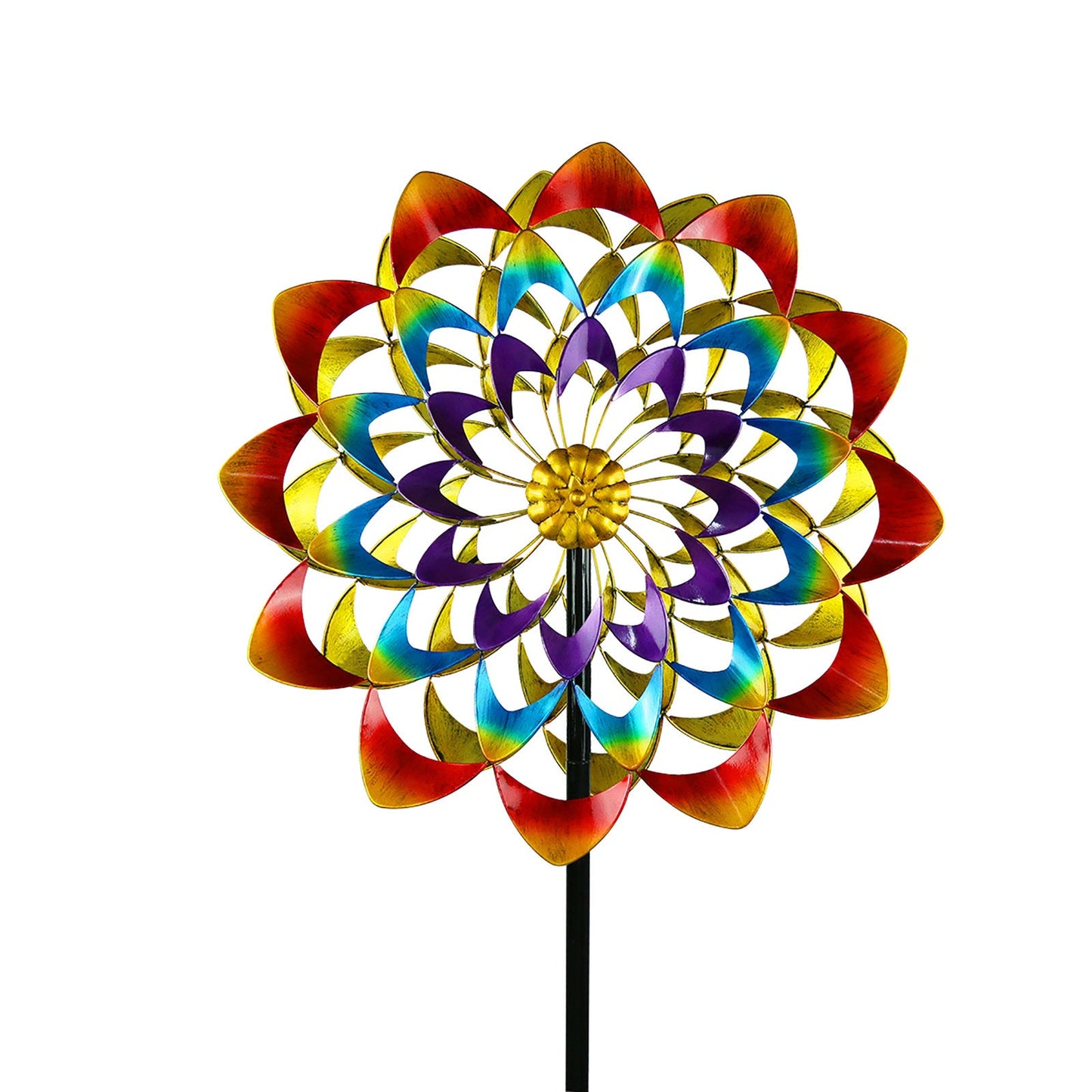 Sherem Blumen-Windspiel aus Metall