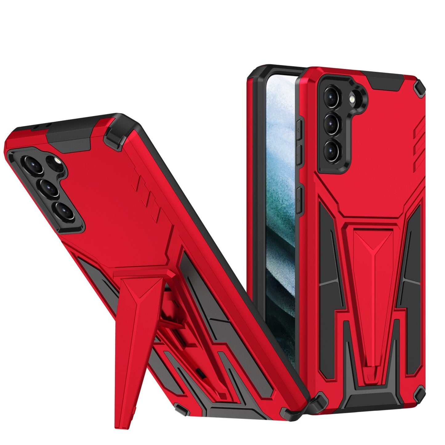 Neue außergewöhnliche Armor Bracket Magnetische Handyhülle für Samsung
