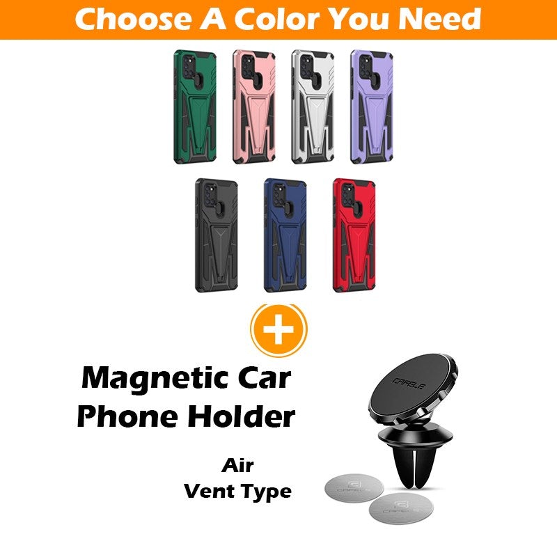 Neue außergewöhnliche magnetische Handyhülle mit Ständer für Samsung A21 (US)