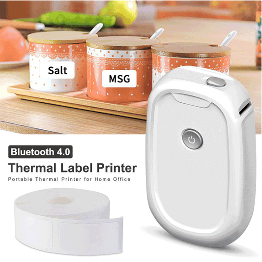 Mini imprimante d'étiquettes thermique sans fil Bluetooth