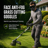 2026 Upgraded Detachable Full Face Anti-Fog Grass Cutting Goggles