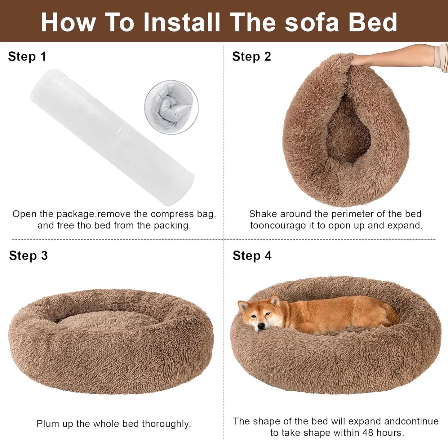 PetsBoro™ Kuschelbett