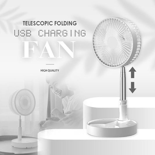 Ventilateur télescopique pliable à chargement USB