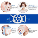 3D Large Softer Face Mask Bracket for More Breathing Space