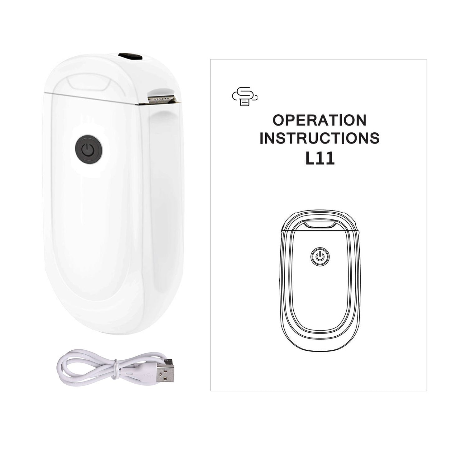 Kabelloser Bluetooth Mini Thermo Etikettendrucker