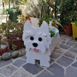 Garden Dog Planter Pot