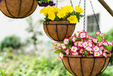 Metal Hanging Planter Basket with Coconut Liner