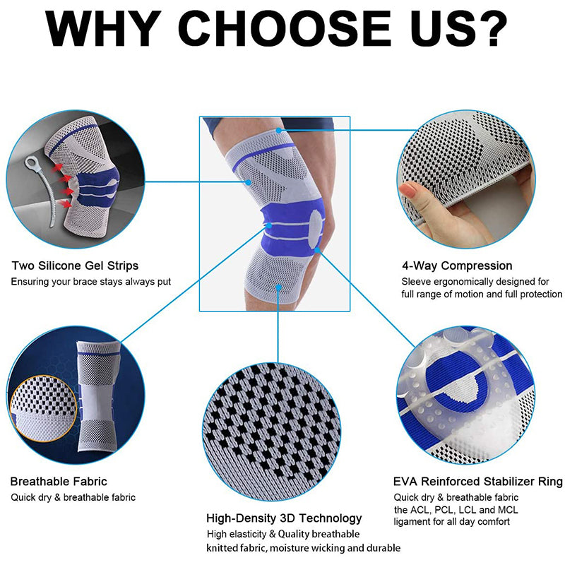 3 genouillères de compression COLAPA™