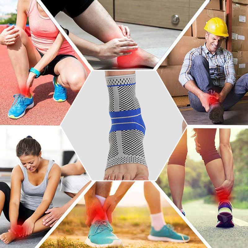 MODÉRÉ - SPORT Chevillère de compression avec coussinets viscoélastiques