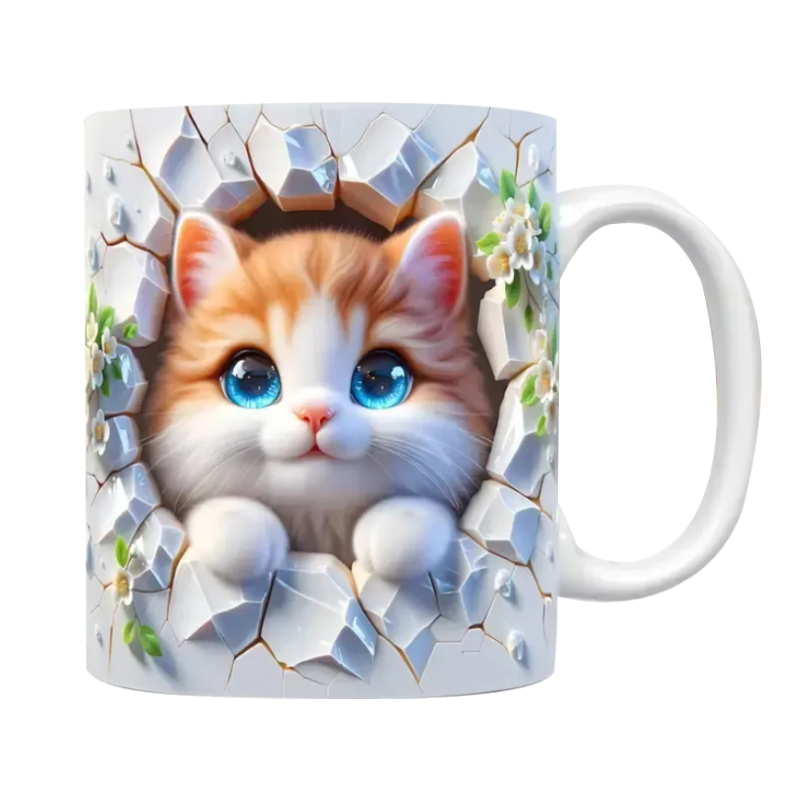 SheremArt CatDream 3D Tasse