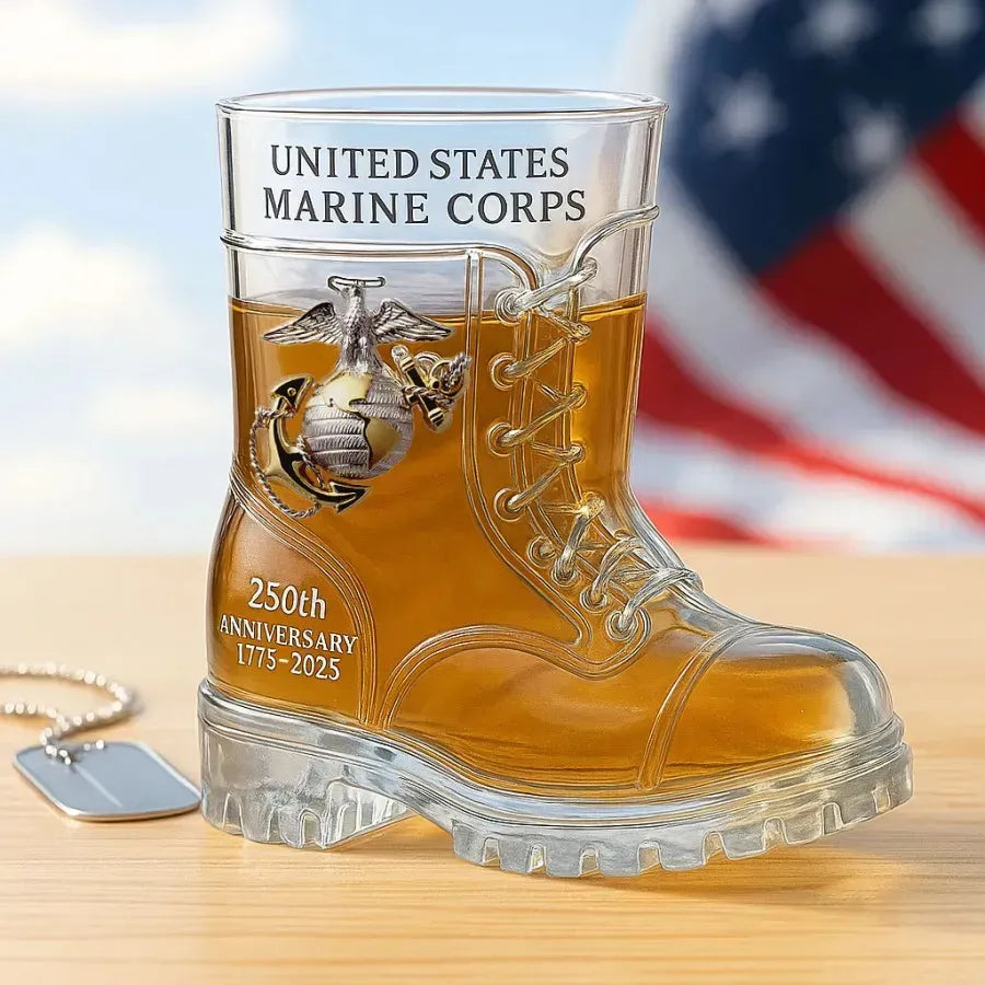 Vueeze™ USMC 250th Jubiläumsstiefelglas