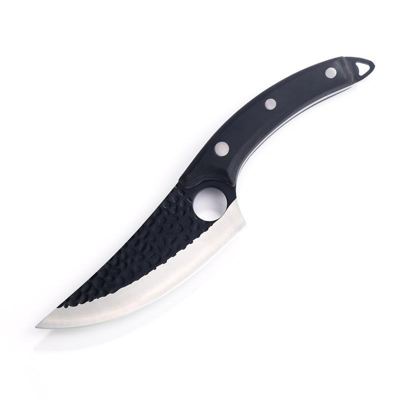 Japanisches Kochmesser, Handgeschmiedetes Ausbeinmesser 6” Hackbeil