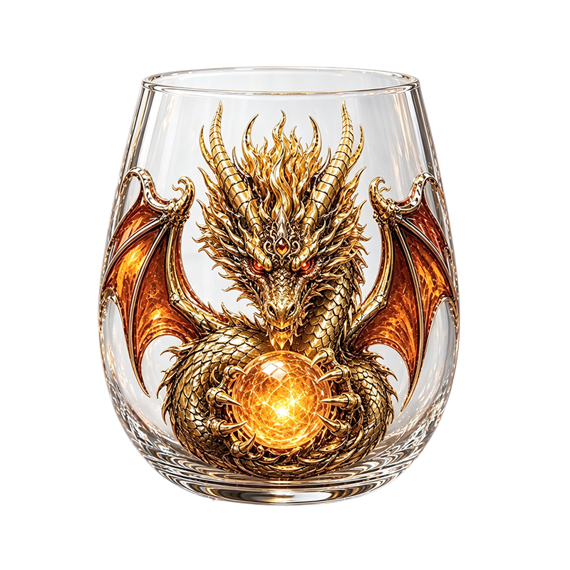 Amoroart™ Ember Throne Dragon Glass