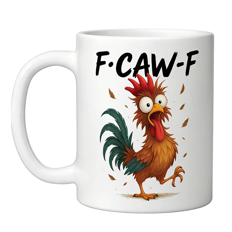 SheremArt F-Caw-F Hahn-Tasse