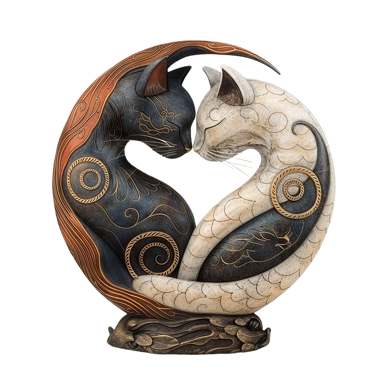 Vueeze™ QuietSoul Katzen-Skulptur