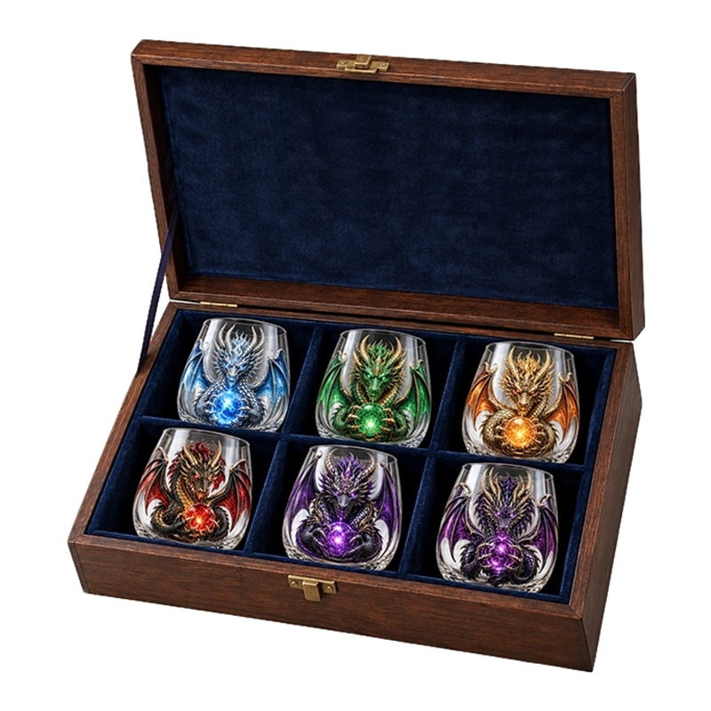 Amoroart™ Ember Throne Dragon Glass