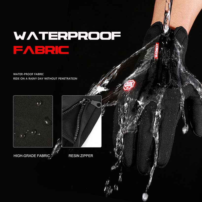 Wärmedämmende, wasserdichte Touchscreen-Handschuhe