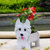 Garden Dog Planter Pot