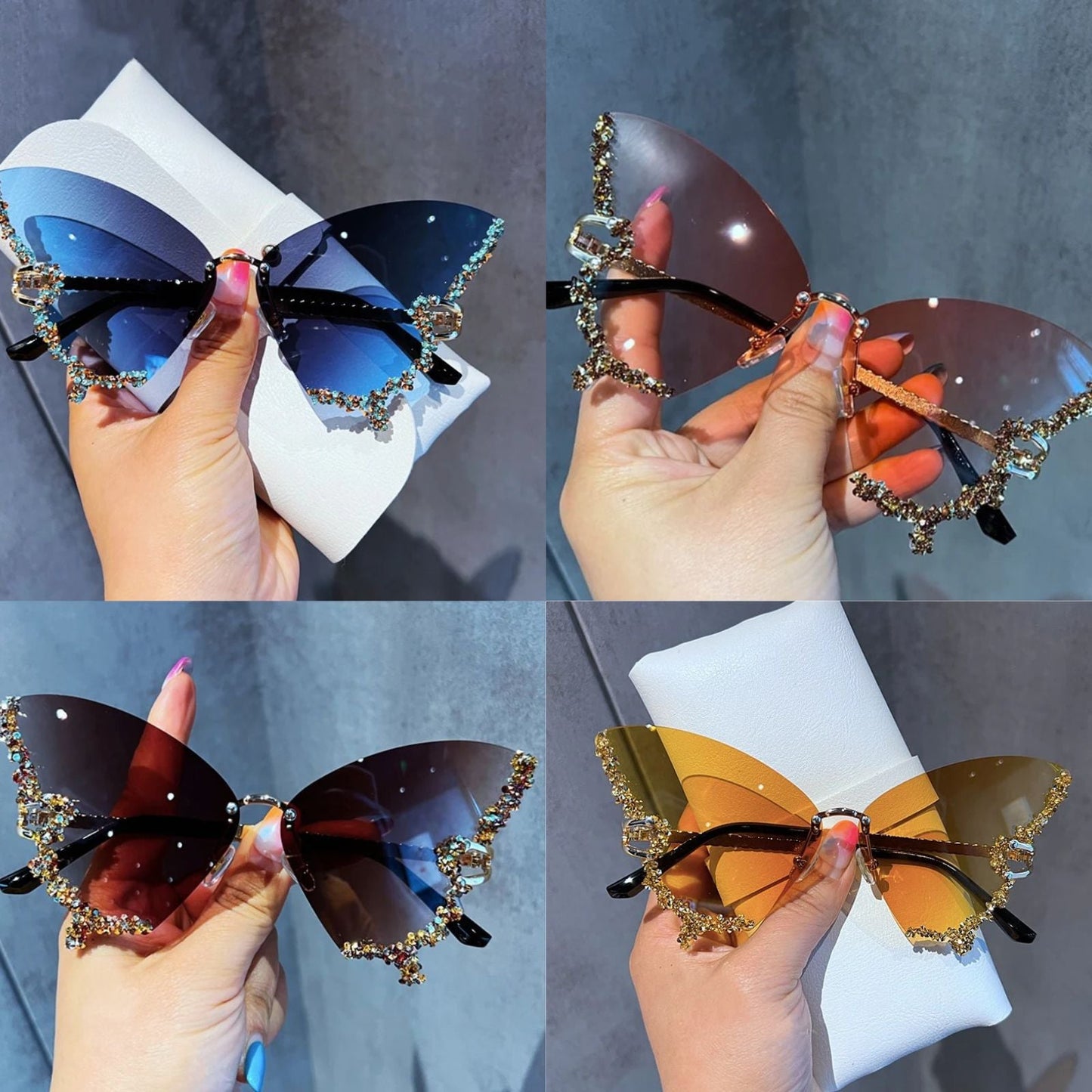 Lunettes de soleil papillon Joyhnny