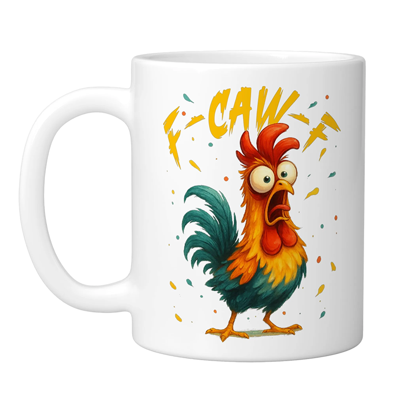 SheremArt F-Caw-F Hahn-Tasse
