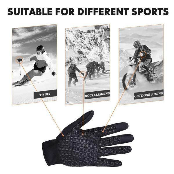 Wärmedämmende, wasserdichte Touchscreen-Handschuhe