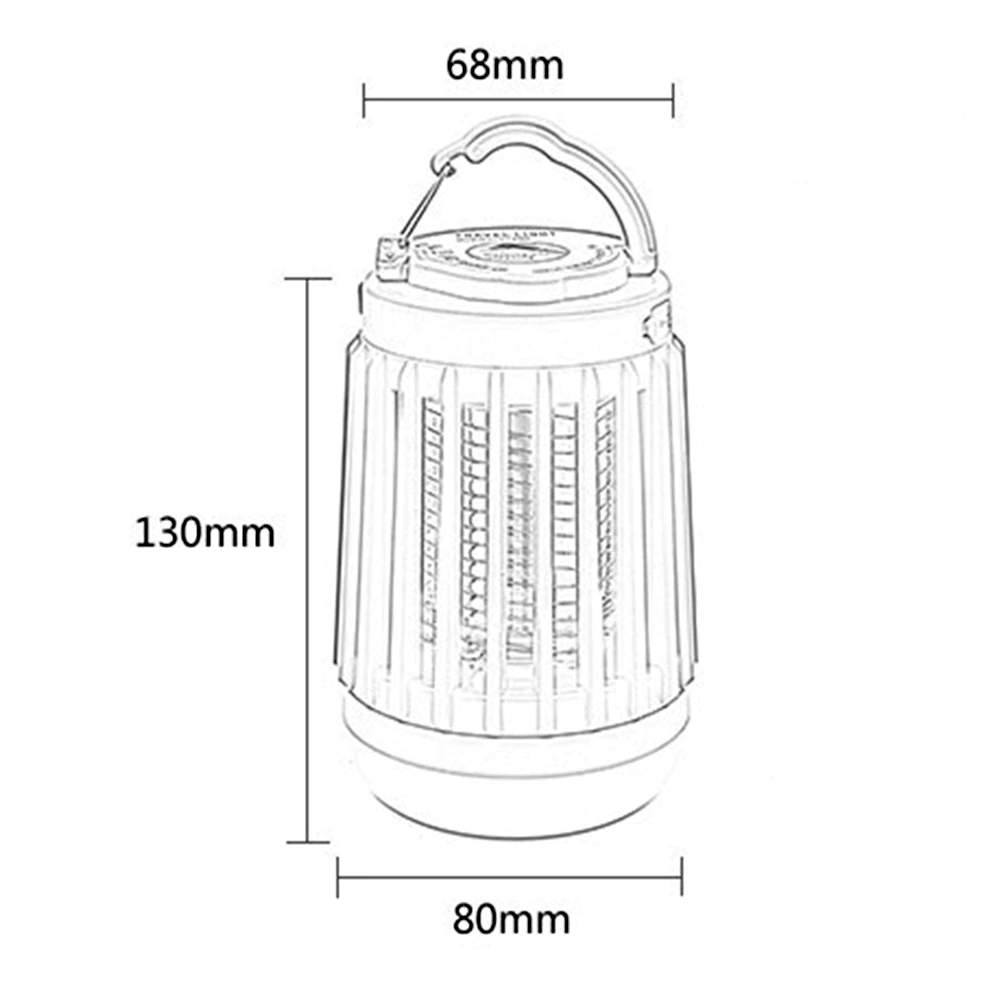 2-in-1 LED USB Solar Mückenlampe