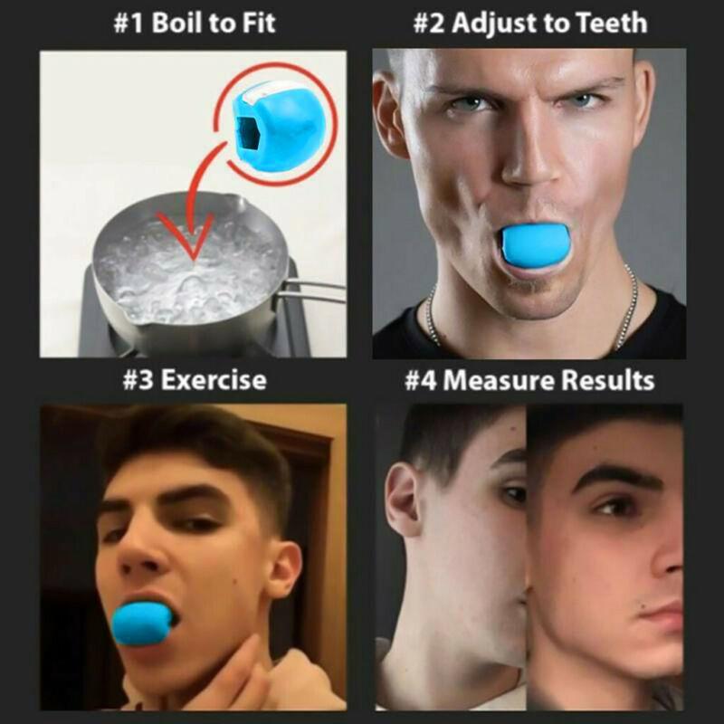 Tonique facial, appareil d'exercice pour la mâchoire et tonification du cou