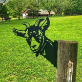 Sherem Farm Peeping Animal Metal Art