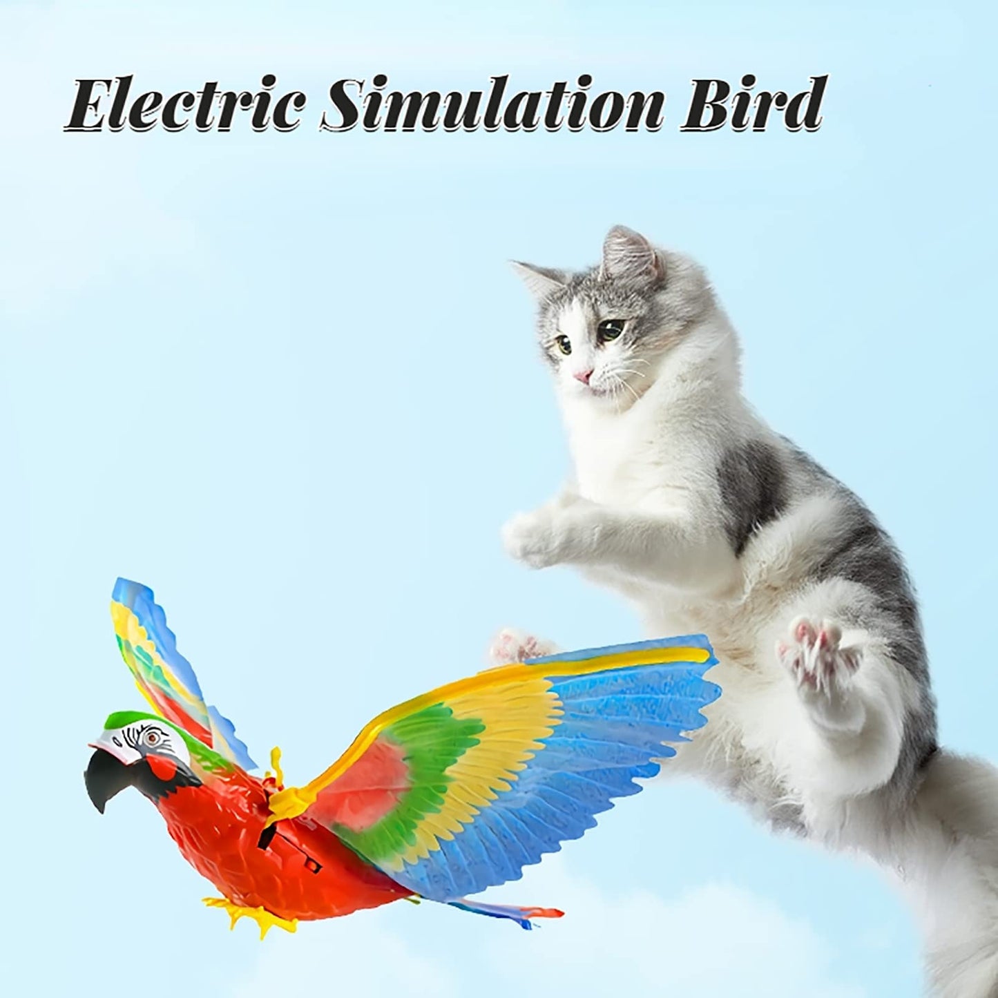 Interaktives Vogelspielzeug für Katzen