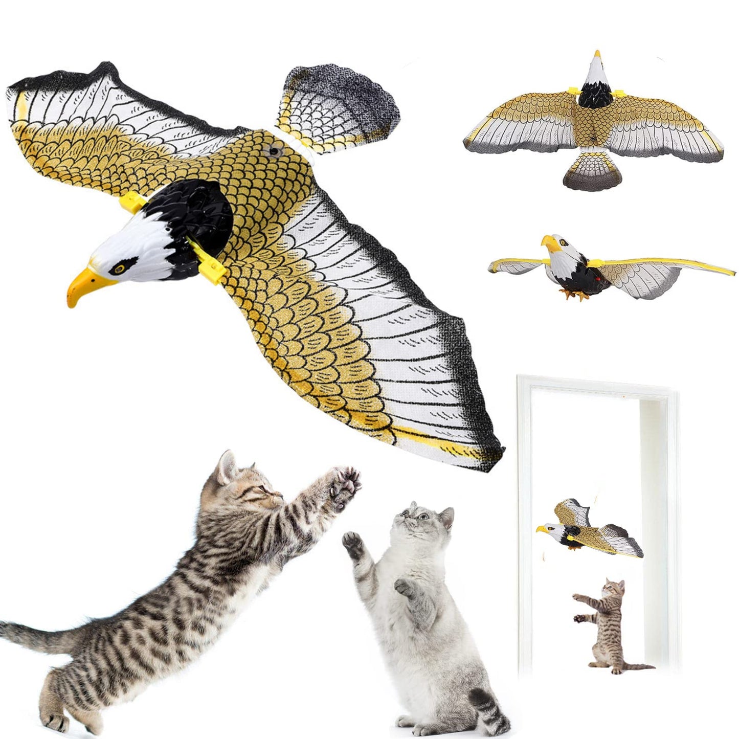 Interaktives Vogelspielzeug für Katzen