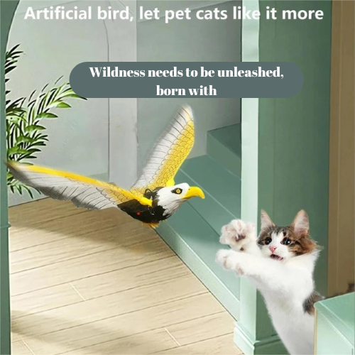 Interaktives Vogelspielzeug für Katzen
