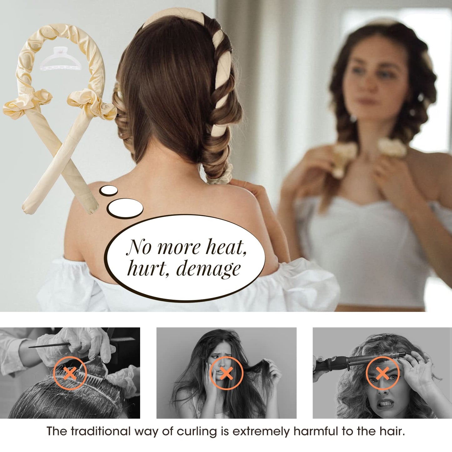 Bandeau de bouclage sans chaleur