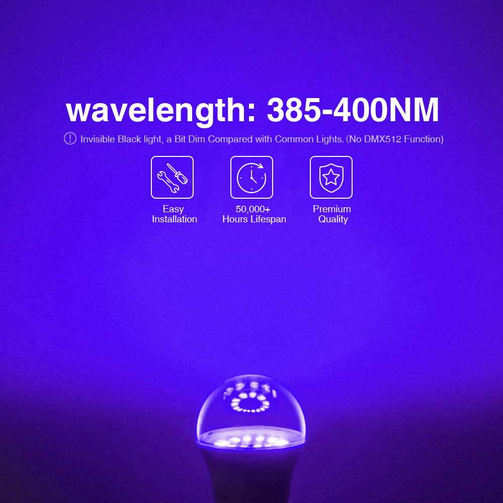 UV-LED-Schwarzlichtlampe