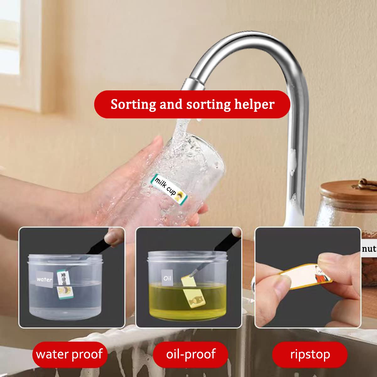 Kabelloser Bluetooth Mini Thermo Etikettendrucker