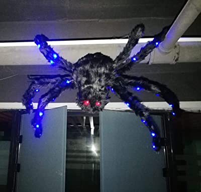 Halloween leuchtende Spinne