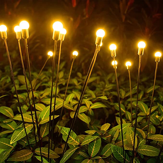 Lampes solaires lucioles étoilées qui se balancent