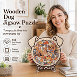 🐶🐱Wooden Dog Jigsaw Puzzle