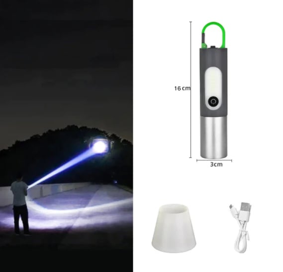 Zoombare LED-Taschenlampe