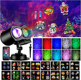 Halloween Projector Lights 16 Pattern Slides Ocean Wave 2-in-1