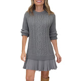 Zekear™ Mini Sweater Dress