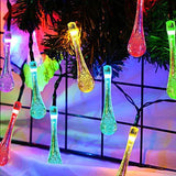 8 Modes Water Drop Solar Lights