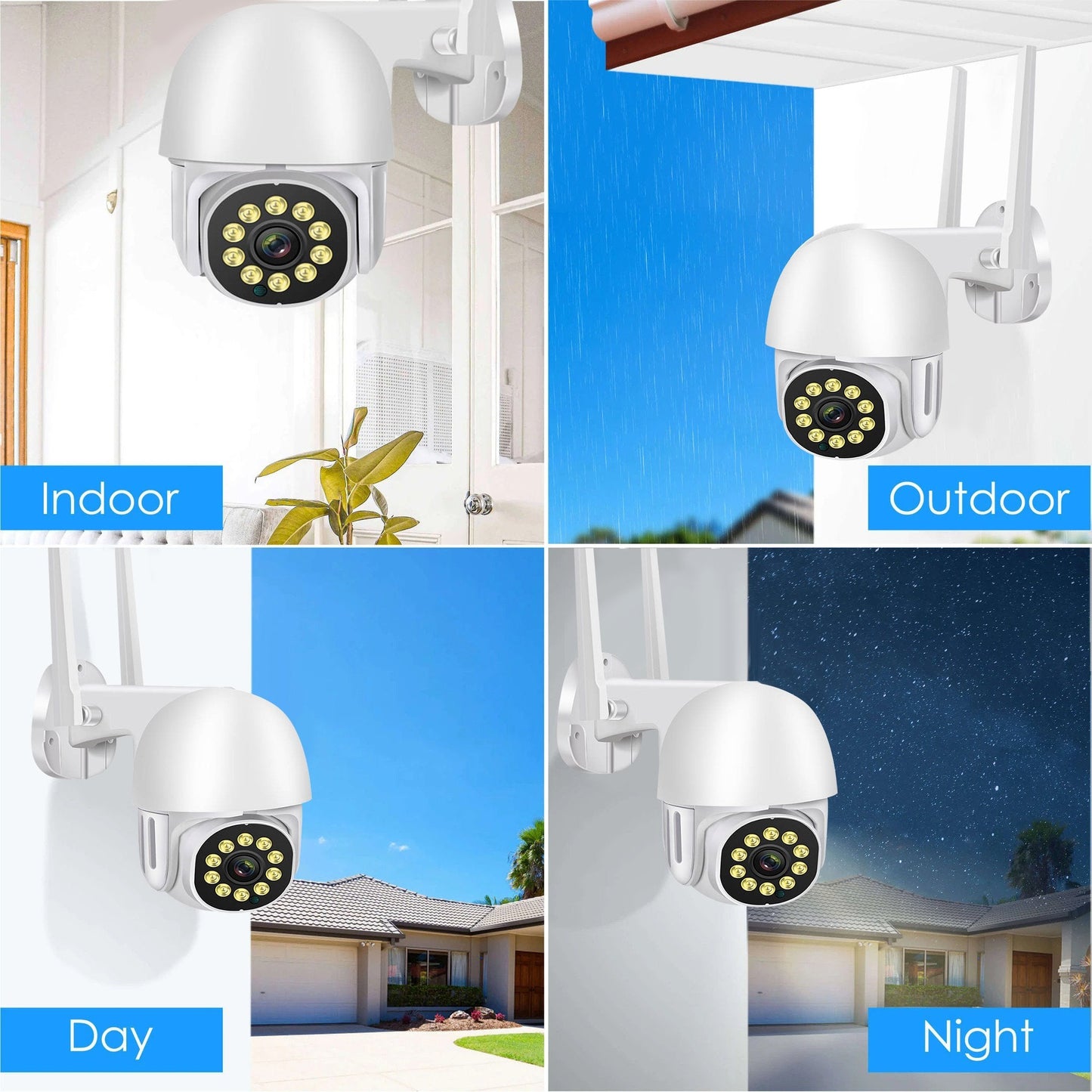 WLAN Outdoor PTZ Überwachungskamera für Zuhause