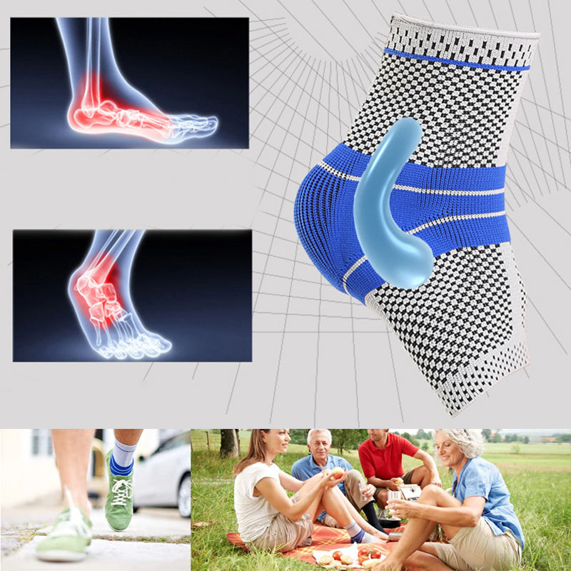 MODÉRÉ - SPORT Chevillère de compression avec coussinets viscoélastiques