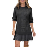 Zekear™ Mini Sweater Dress
